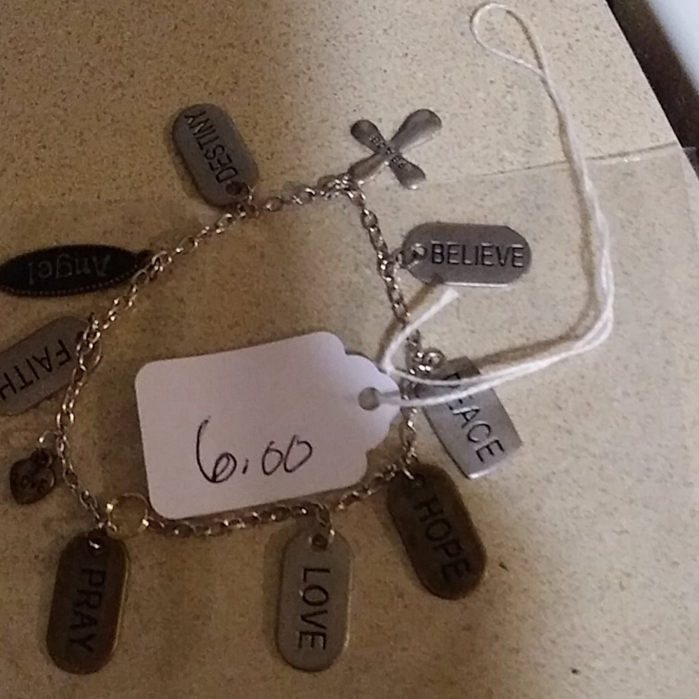 Spiritual face Destiny believe bracelet